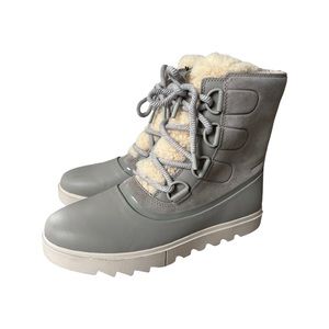 SOREL Joan of Arctic Next Lite Boot Waterproof in Dove Gray NWT